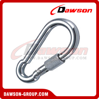 Snap Hook DIN5299D с винтовым цинковым покрытием