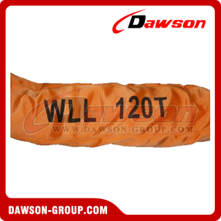 WLL 120T poliéster eslabones redondos AS 4497