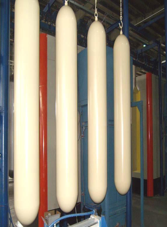 CNG Cylinder Powder Coating Line, Spray Painting Booth for Oxygen Cylinder