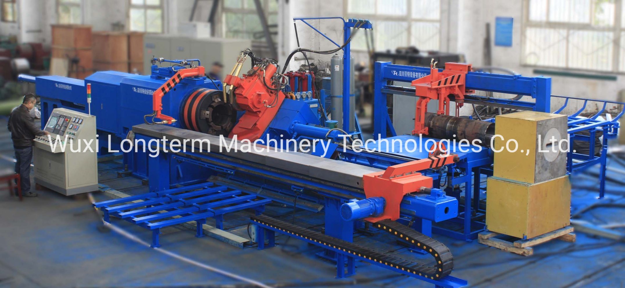 Automatic Cylinder Neck Machine CNC Roller Hot Spinning Machine for CNG Cylinder Production