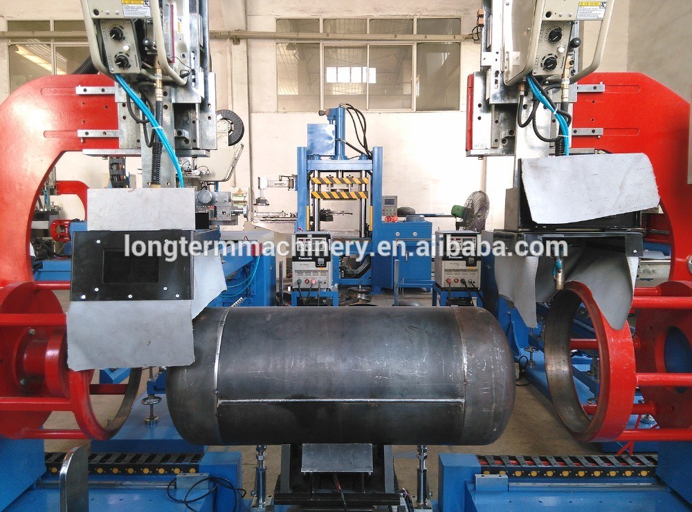 LPG Gas Cylinder Automatic Welding Line with Mechanical Arms