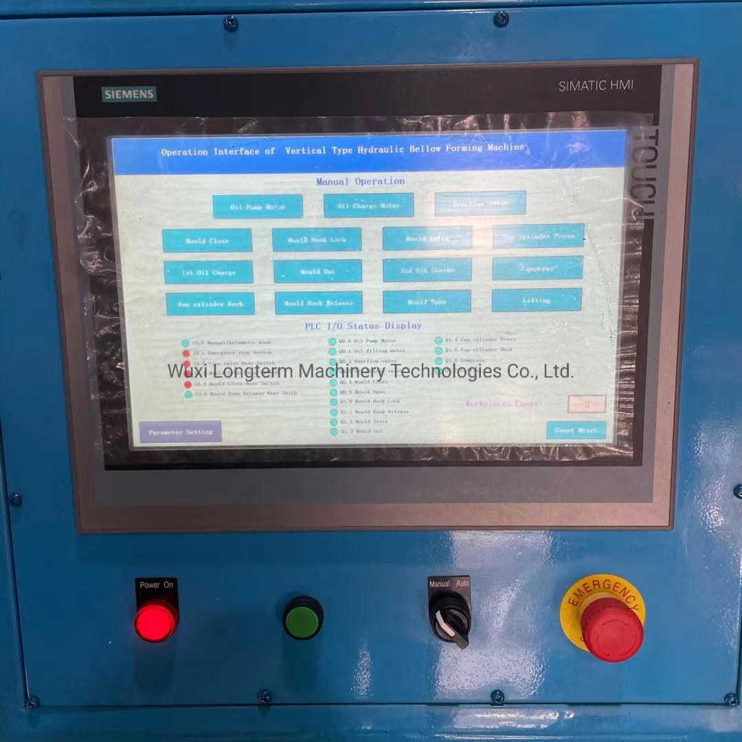 Hydroforming Vertical Type Multi Ply Bellows Making Equipment Flexible Bellows Forming Machine