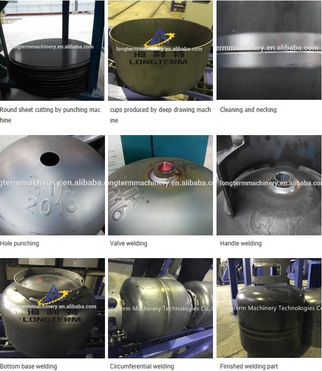 Automatic LPG Cylinder Bottom Base Forming Machine