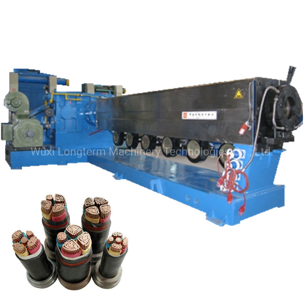 Full-Auto PE PVC Fiber Cable Sheathing Machine, Power Cable Extruding Machines^