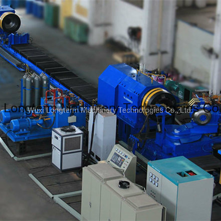 Seamless Oxygen Industrial Cylinder Necking in & Bottom Closing Hot Spinning Forming Machine^