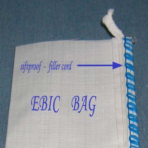 Anti-leaking Big Bag with fillercord siftproof