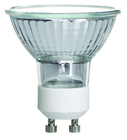 35W/GU10/120V 35-Watt MR16 Halogen Light Bulb, Glass Cover, Dimmable, 320 Lumens, GU10 Base