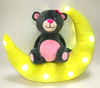 New Arrival Teddy Bears on LED Moon Plsuh Kids Toys