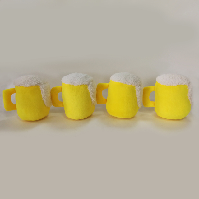 Promotion Gift Plush Toys Beer Cup Kids Toys