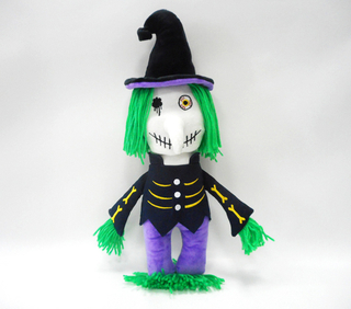 Halloween Stuffed Toy Plush doll Custom Plush Green Ghost Toys