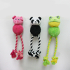 Plush Animal Shaped Dog Rope Toy