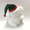 Christmas Stuffed Animal Plush White Bear Teddy Toy