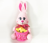 Easter Soft Plush Stuffed Pink Rabbit with Chicken Baby Toy