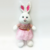 Lovely Bunny Rabbit Plush Toys with Floral Dress