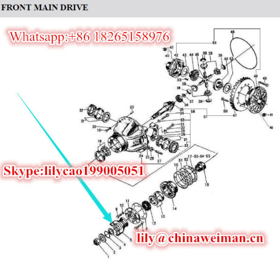 Sdlg LG956 LG958 Wheel Loader Alxe System Parts Input Flange 29070011091