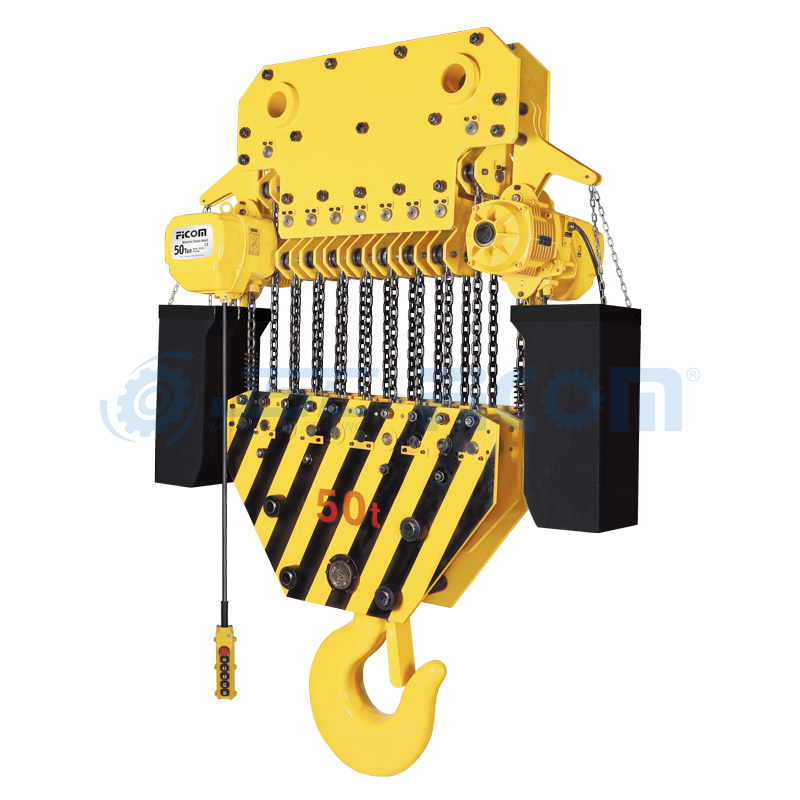 Electric Chain Hoist Model: STD (Large Capacity: 30 to 50 Ton)