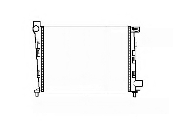 Radiator for MERCEDES BENZ