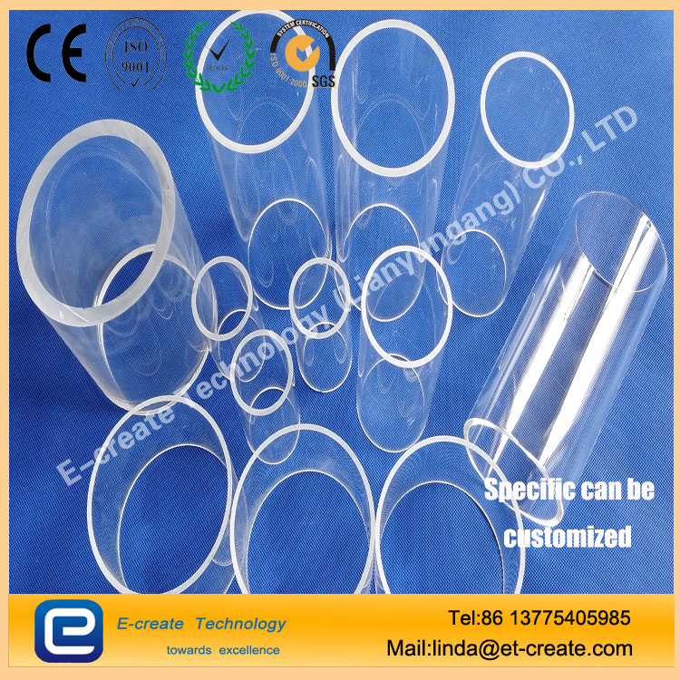 Quartz glass tube tube furnace quartz tube transparent quartz tube diameter 30 * 3MM