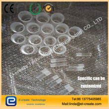 Quartz tube processing thread, screw mouth, screw mouth, threaded quartz glass tube, high-precision thread