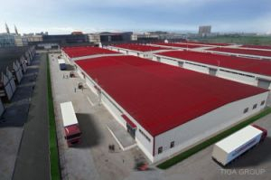 Usine pr&eacute;fabriqu&eacute;e de structure m&eacute;tallique de mod&egrave;le industriel de cloche