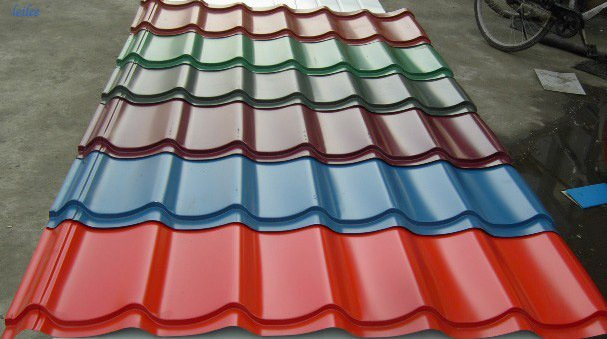 Ral Code Color Coated Galvanized Corrugated Steel Roofing Sheet