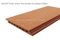 El panel de pared de WPC/Decking de Vinyle/revestimiento de madera al aire libre del suelo/de la pared