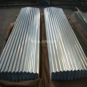 Metal revestido del cinc de la alta calidad que cubre las hojas galvanizadas acanaladas de la azotea