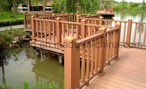 La garant&iacute;a de calidad superior de la alta seguridad WPC-Hizo el suelo del Decking