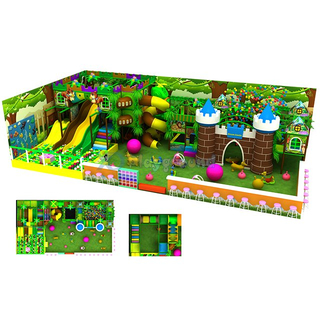 Jungle Theme Kids Мягкая крытая приключенческая площадка с электрическими игрушками