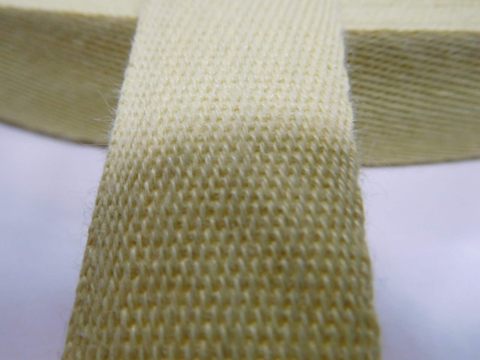 aramid fiber webbing for fire safety garments