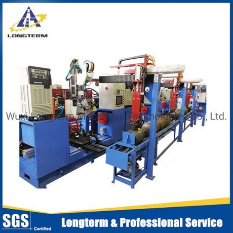 Highly Automatic LPG Cylinder Circular Welding Machine / MIG Welding Equipment