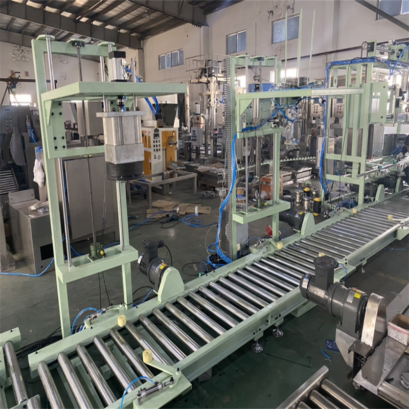 55 Gallon Steel Drum/Bitumen Barrel 4 Head Filling Packing Unit Machinery^
