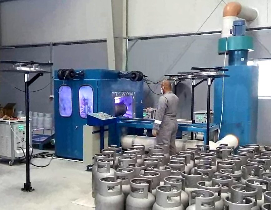 LPG Cylinder Zinc Coating Line