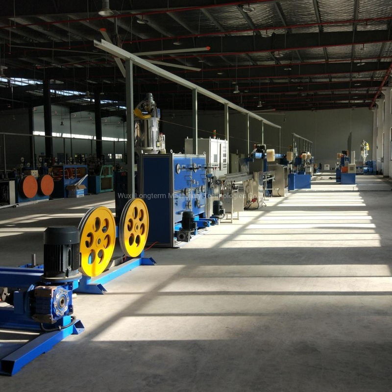 Fiber Optic Cable Extrusion Sheathing Line Making Machine for Optical Fiber Butterfly