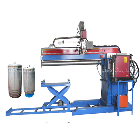 Automatic Straight Liner Welding Machine for LNG Cylinder, Dewar Bottle Seam Automatic Long Seam Welding Equipment Price!