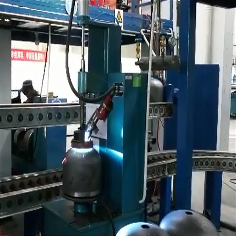 Semi Auto LPG Cylinder Socket Welding Machine