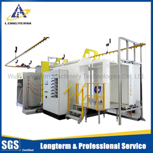 Fully Automatic Electrostatic Spraying Painting Production Line / LPG Cylinder Powder Painting Machine
