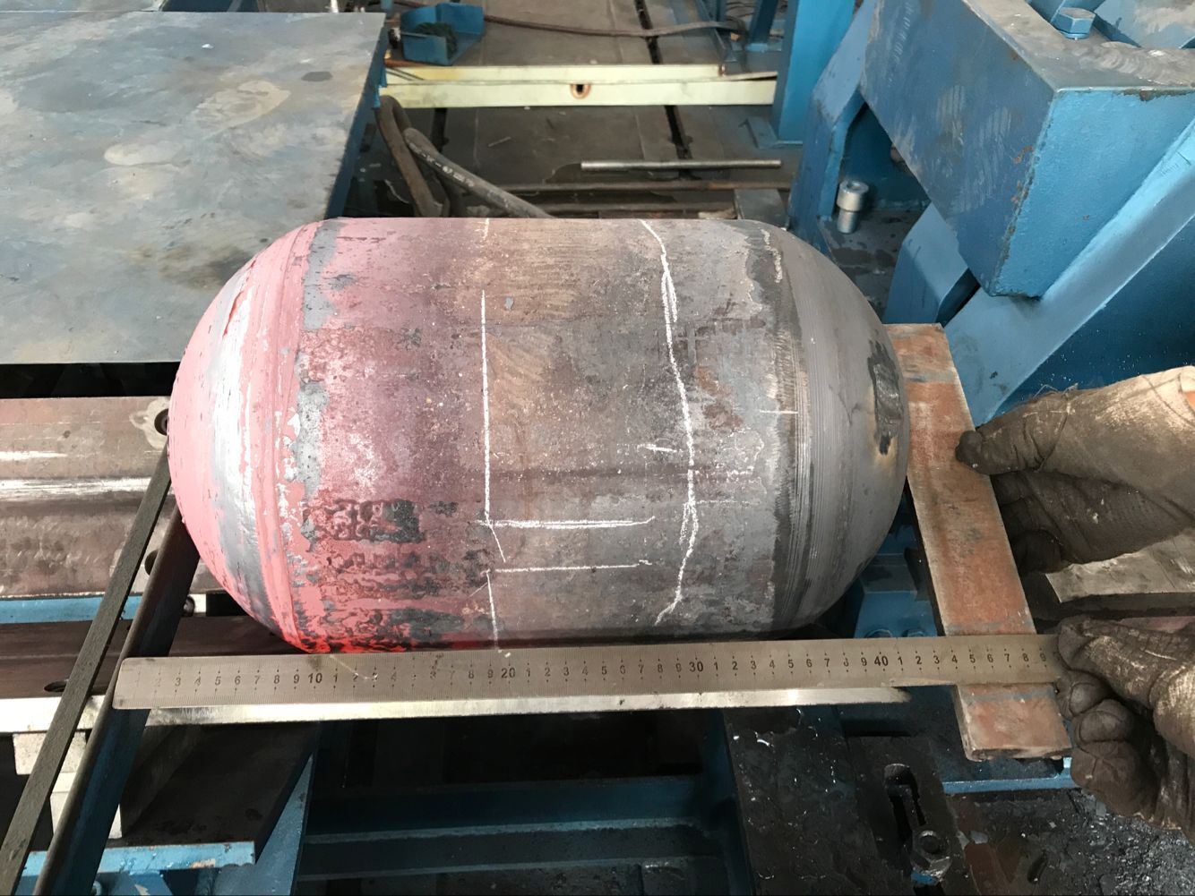 CNC High Pressure Cylinder Hot Spinning Machine