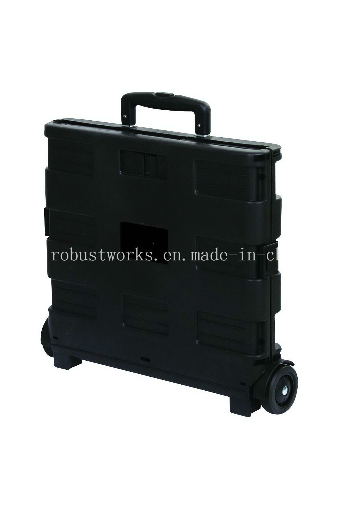 Plastic Folding Portable Shopping Cart (FC403K-2)