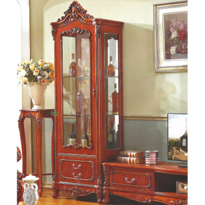 Wood Cellaret and Wine Cabinet for Living Room Furniture