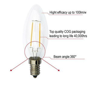 3W, 5W-Filament-LED-Candle-Bulb