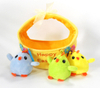 Funny Easter Gifts Yellow Cute Soft Plush Easter Basket