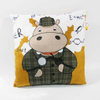 Custom Factory OEM Soft Plush Hippo Pillow
