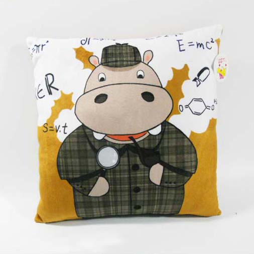 Custom Factory OEM Soft Plush Hippo Pillow