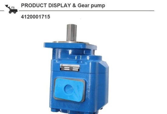 4120001715 Gear Pump for Sdlg Wheel Loader LG936 Spare Parts