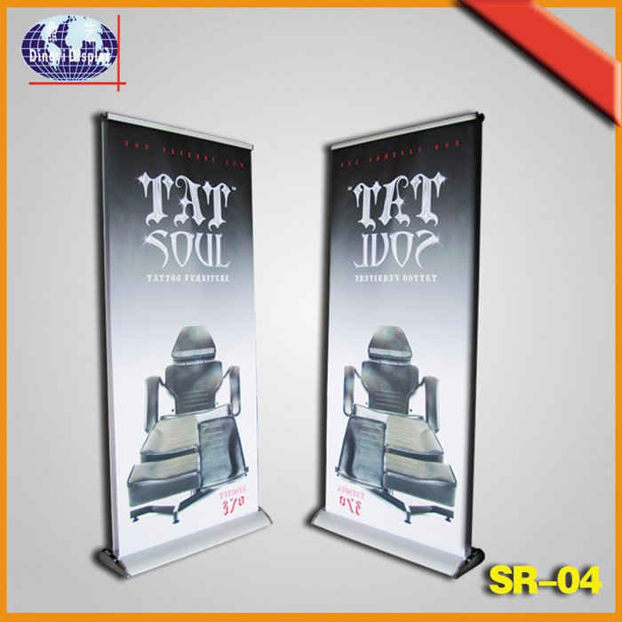 Custom Two Sides Display Stand Retractable Roll Up Banner Stand