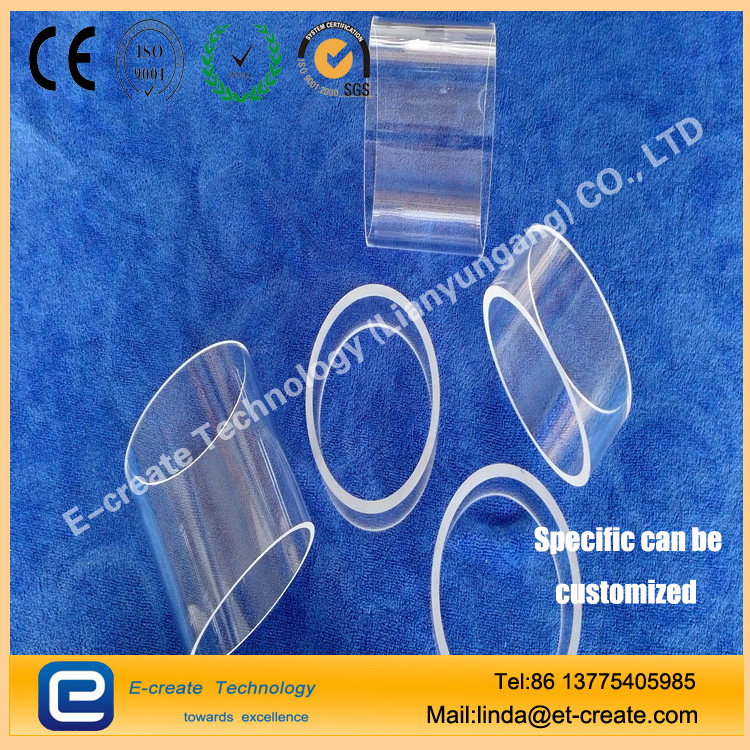 High temperature and high pressure quartz tube