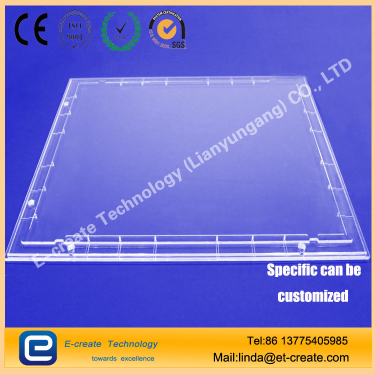 Perforated glass sheet transparent quartz glass laser microporous 0.01mm processing sapphire