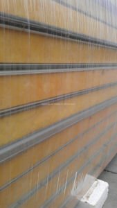 El panel de emparedado de acero de las lanas minerales para el departamento/el supermercado grande