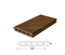 Moins de plancher en plastique en bois WPC d'&eacute;tage ext&eacute;rieur de paquet de la maintenance